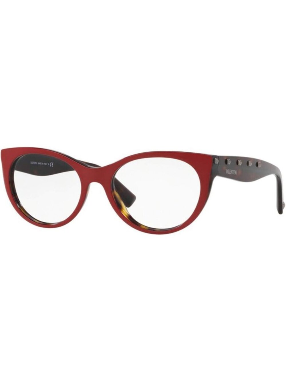 Stylish Red Havana Eyeglasses, Fashionable Optical Frames for Women, UV